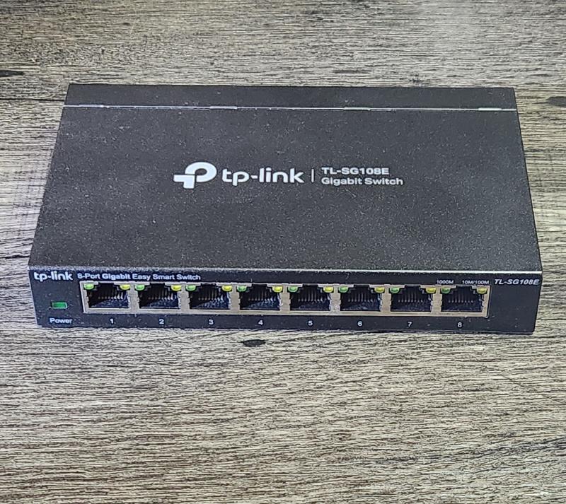 Image of a TL-SG108E managed switch